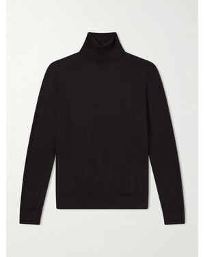 dunhill Cashmere Rollneck Jumper - Black
