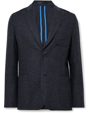 Paul Smith Houndstooth Wool - Blue