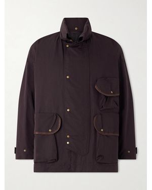 Kaptain Sunshine Hunter Cotton-Blend Twill Jacket - Blue