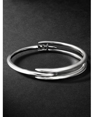 Shaun Leane Arc Triple Sterling Bangle - Black