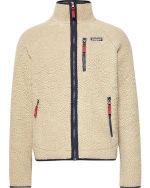 Patagonia Retro Pile Jacket In El Cap Khaki - Natural