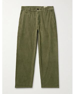 Portuguese Flannel Pantaloni A Gamba Dritta - Verde