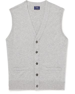 William Lockie Oxton Cashmere Sweater Vest - Gray