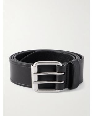 Dries Van Noten Gürtel aus Leder - Schwarz