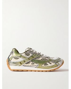Bottega Veneta Sneaker Running 'Orbit' Con Dettaglio Logo Lettering In - Metallizzato