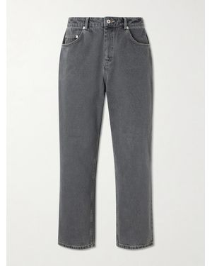 Folk Barrel-Leg Jeans - Grey