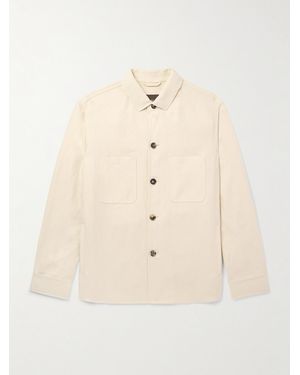 Loro Piana Evando Linen-Twill Overshirt - Natural