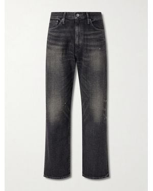 Neighborhood Washed Straight-leg Denim - Grey