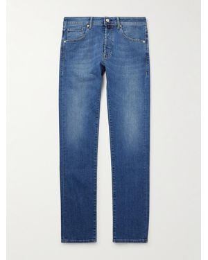 Incotex Division Slim-Fit Straight-Leg Jeans - Blue