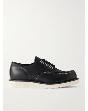 Red Wing 8079 Shop Moc Oxford Leather Derby Shoes - Black