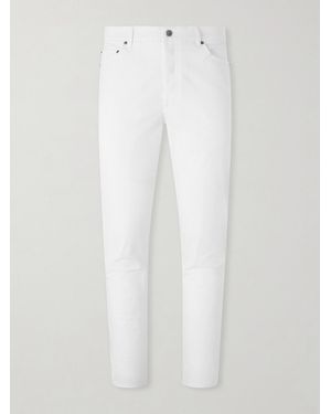 Onia Straight-Leg Cotton-Blend Pants - White