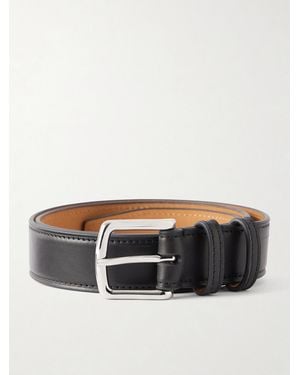 George Cleverley 3.5Cm Leather Belt - Black