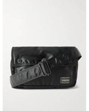 Porter-Yoshida and Co Tanker Envelope Nylon-Twill Belt Bag - Black