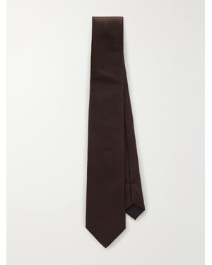Tom Ford 7cm Silk-jacquard Tie - Natural