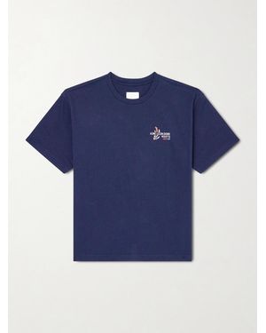 Aimé Leon Dore Printed Cotton T-Shirt - Blue