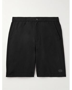 Snow Peak Straight-leg Cotton-blend Ripstop Shorts - Black