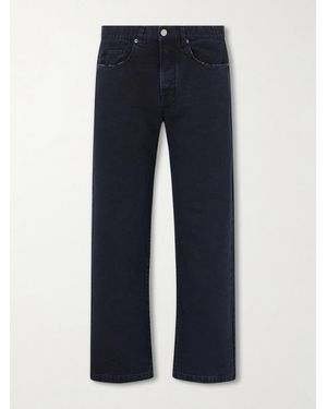Massimo Alba Oceano Straight-Leg Cotton Trousers - Blue