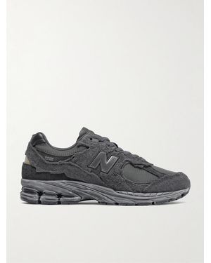 New Balance 2002r Protection Pack Suede And Mesh Trainers - Grey
