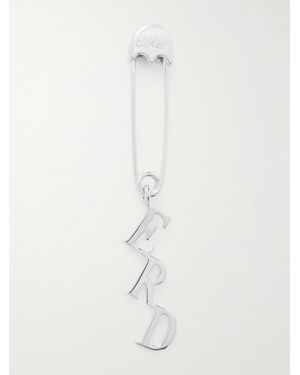 Enfants Riches Deprimes Safety Pin Earring - White