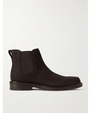 MR P. Olie Suede Chelsea Boots - Black