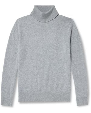 MR P. Clyde Cashmere Rollneck Sweater - Gray