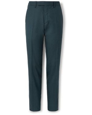 MR P. Slim-Fit Wool And Silk-Blend Suit Pants - Blue