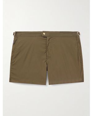 Tom Ford Straight-leg Mid-length Swim Shorts - Natural