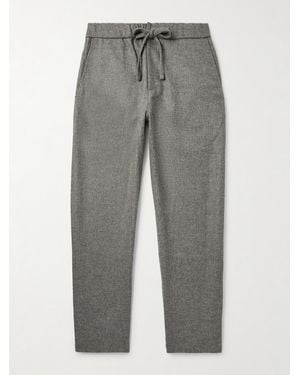 De Bonne Facture Lounge gerade geschnittene Hose aus Wolle - Grau