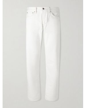Tom Ford Straight-Leg Selvedge Jeans - White