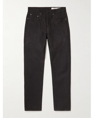 Kapital Monkey Cisco Straight-Leg Embroidered Century Denim Jeans - Black