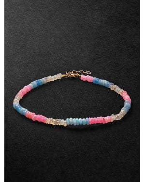 JIA JIA Gold Opal Beaded Bracelet - Black