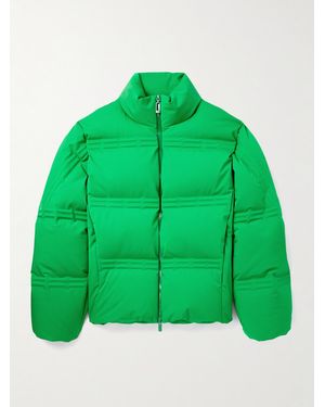 Moncler Genius A$Ap Rocky Logo-Appliquéd Quilted Twill Down Jacket - Green