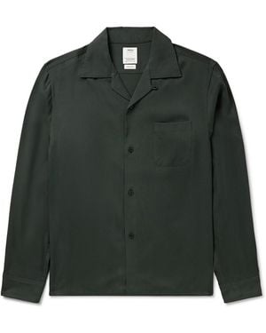 Visvim Keesey Convertible-Collar Woven Shirt - Green