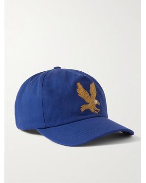CHERRY LA Berretto da baseball in twill di cotone con logo ricamato Golden Eagle - Blu