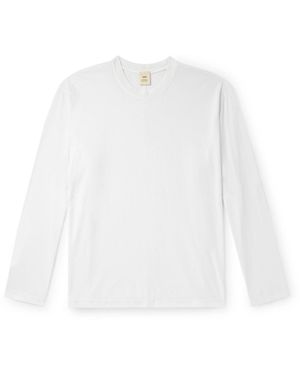 SSAM Charlie Organic Cotton-Jersey T-Shirt - White
