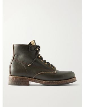 Visvim Virgil Folk Leather Boots - Schwarz