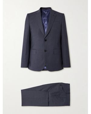Paul Smith The Soho Striped Wool Suit - Blue