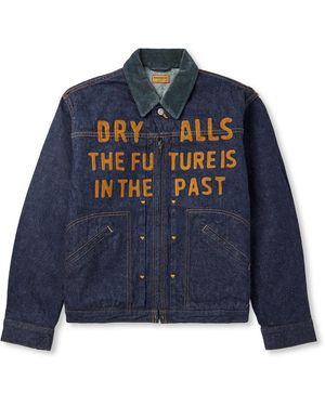 Human Made Embroidered Denim Jacket - Blue