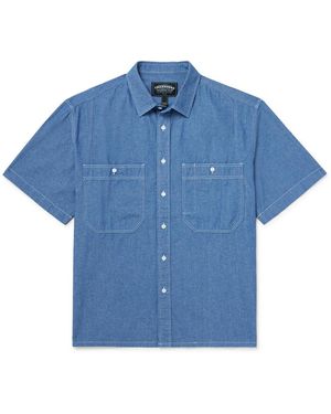 FRIZMWORKS Cotton-chambray Shirt - Blue