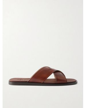 Church's Ockley Leather Slides - Brown