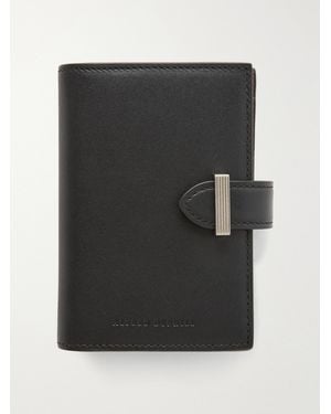 dunhill Alfred Business Card Case Patina-Leather Cardholder - Schwarz