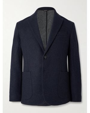 Loro Piana Unstructured Jersey Novalis Blazer - Blue