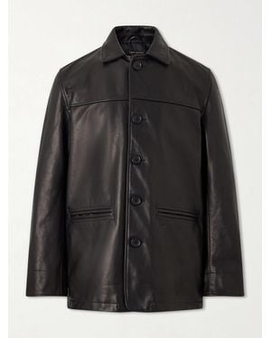 Golden Bear European Aniline Leather Jacket - Black