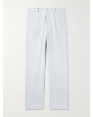 God's True Cashmere Pantaloni A Gamba Dritta - Bianco
