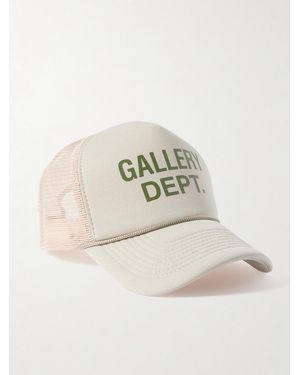 GALLERY DEPT. Logo-print Foam And Mesh Trucker Cap - Natural