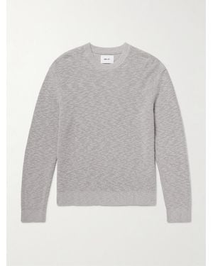 NN07 Russell Crew 60028 Cotton Jumper - Grey
