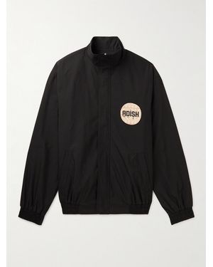 Adish Logo-Appliquéd Cotton-Ripstop Jacket - Nero