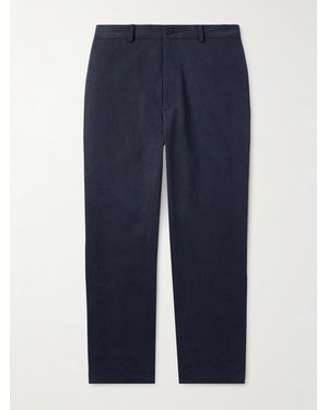 A.PRESSE Type.3 Tapered Cotton-Twill Chinos - Blue