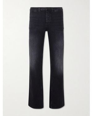 Gucci Wide-Leg Striped Cotton-Blend Trousers - Blue