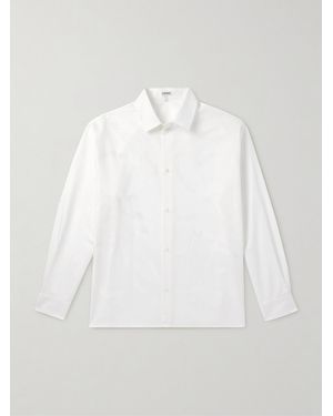 Loewe Anagram Logo-Jacquard Cotton-Twill Shirt - White